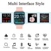 Donerton Smart Watch, Fitness Tracker for Women, 1.4" TFT LCD Screen Smartwatch with Heart Rate and Sleep Monitor, IP67 Waterproof Activity Tracker with Pedometer, Fitness Watch for Android and iOS